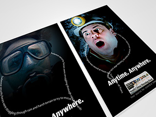 SCMP Anytime. Anywhere print ad